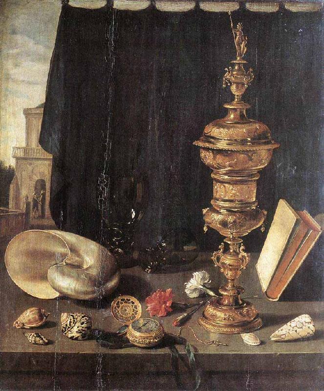 Pieter Claesz Still life with Great Golden Goblet China oil painting art
